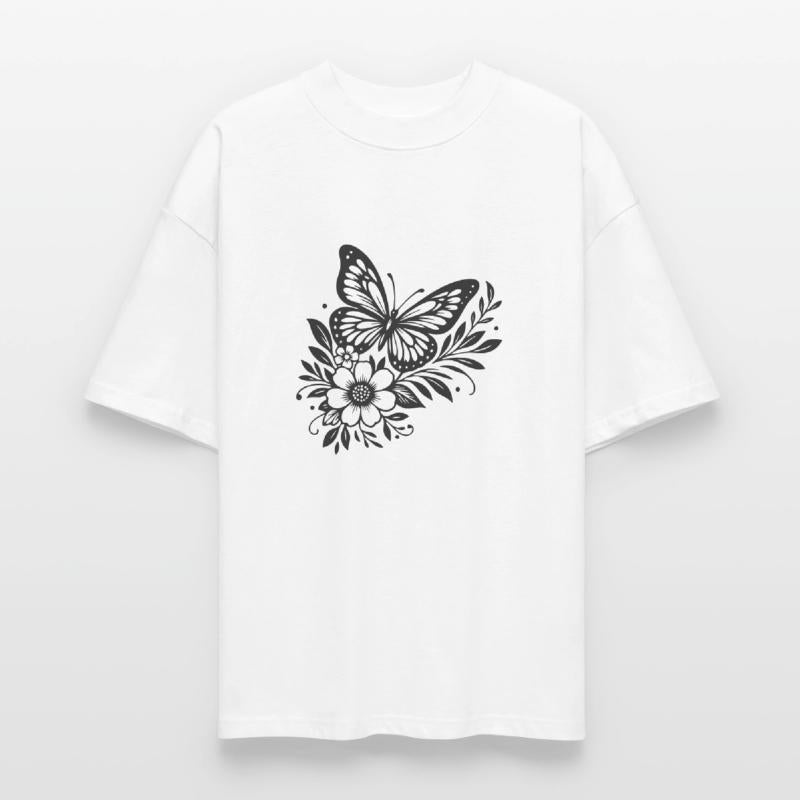 Elegant Butterfly and Floral Design