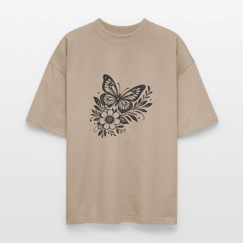 Elegant Butterfly and Floral Design