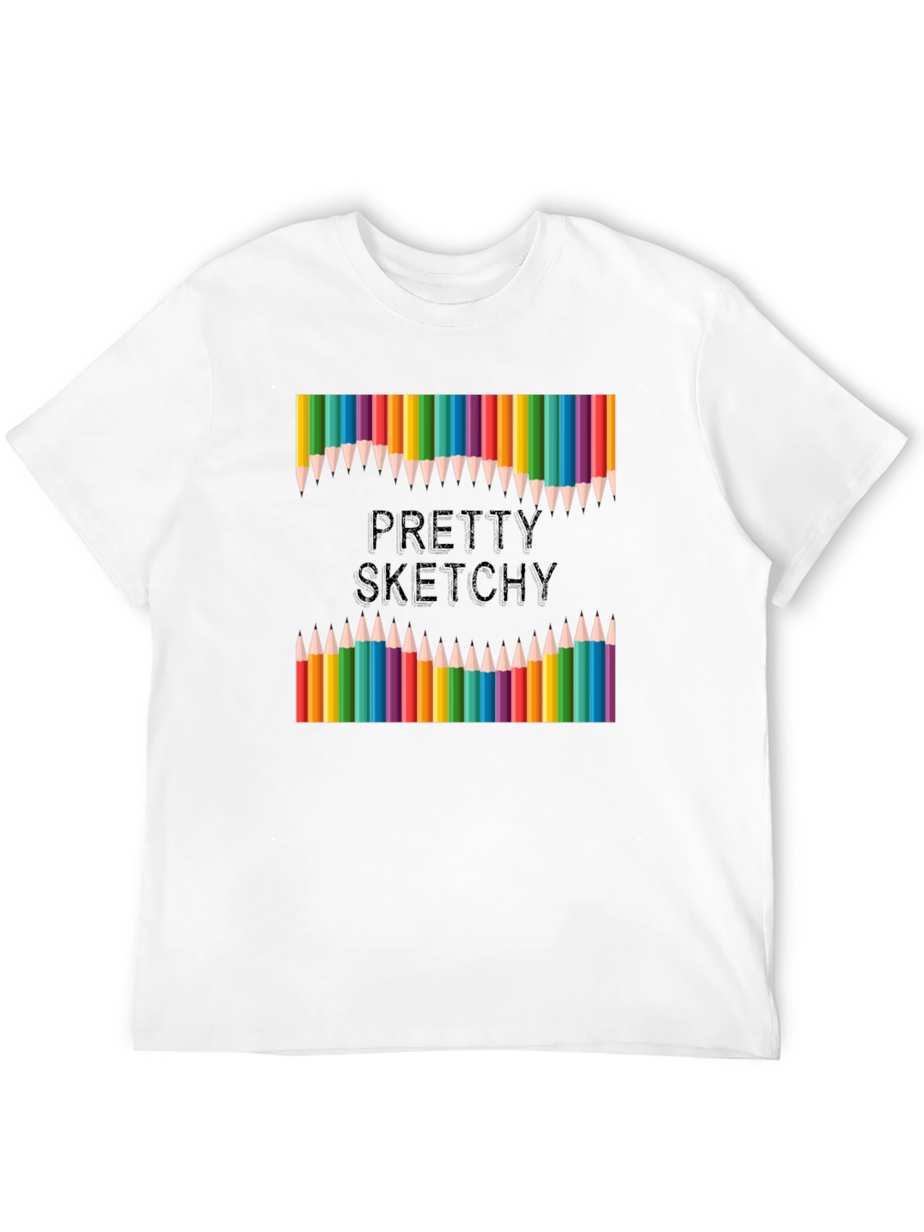 Pretty Sketchy T-Shirt: Artistic Apparel for Creative Minds