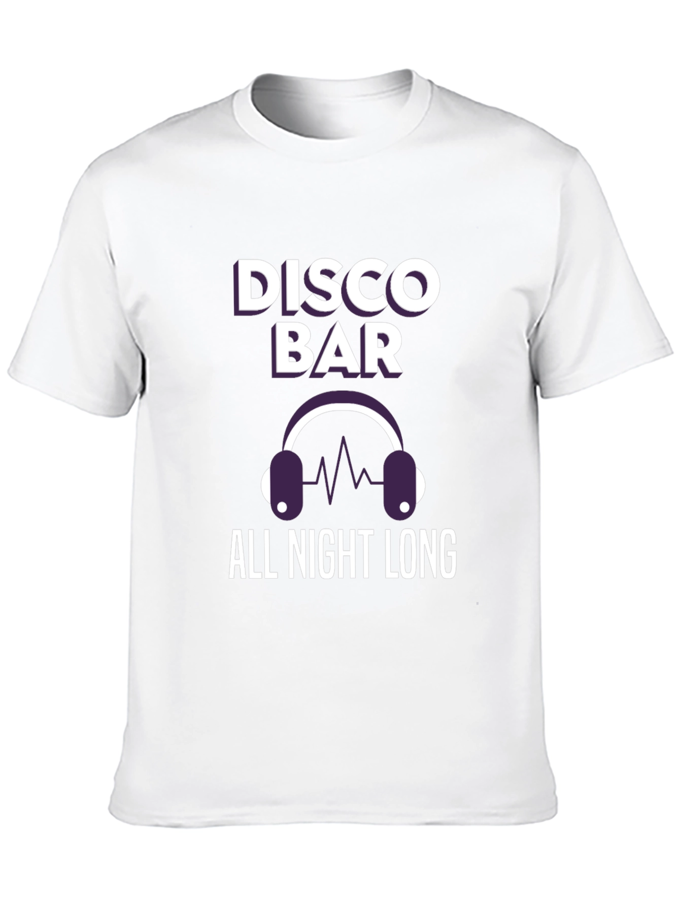 Disco Bar All Night Long Graphic T-Shirt