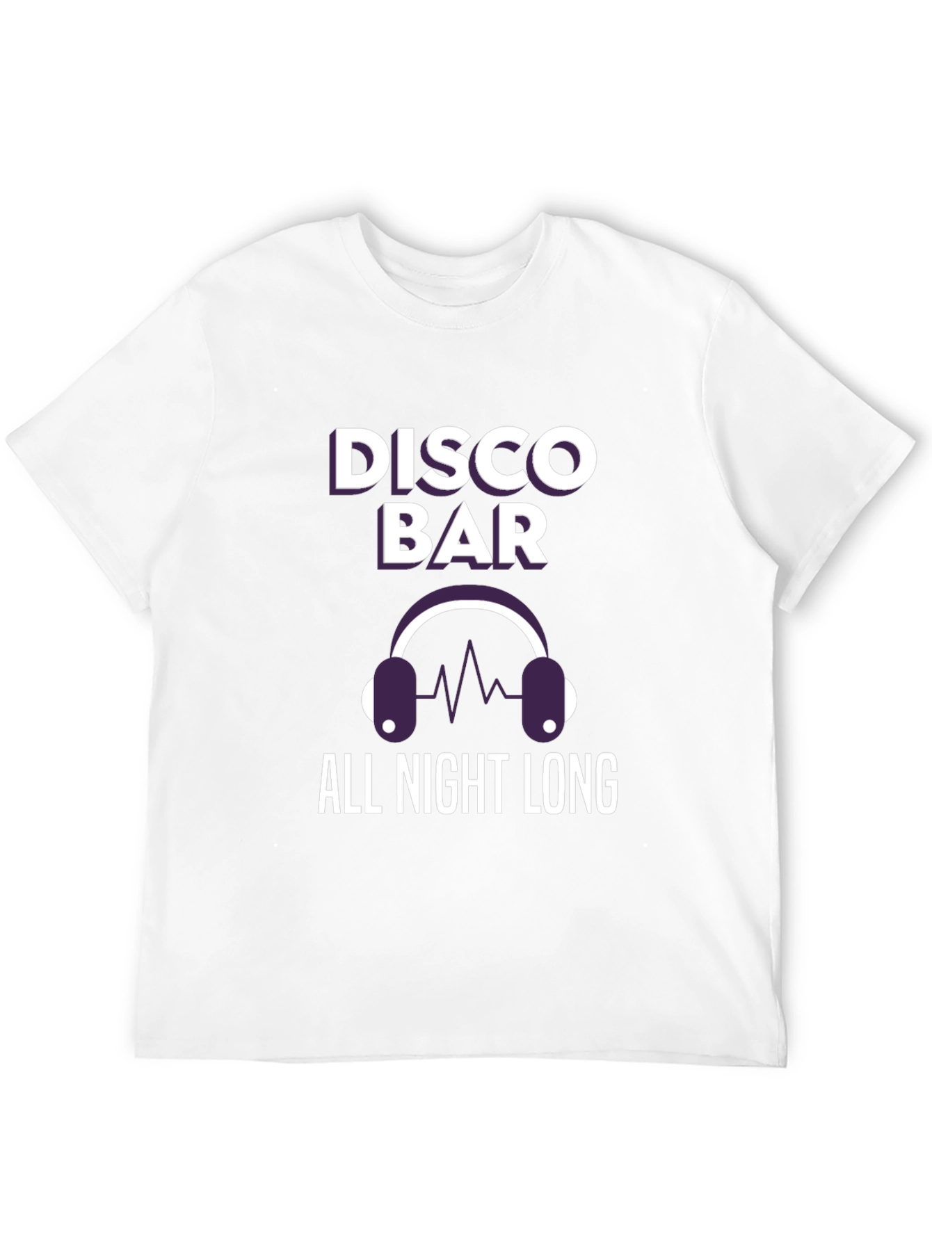 Disco Bar All Night Long Graphic T-Shirt