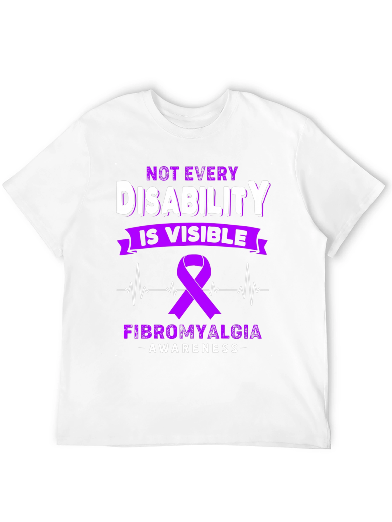 Fibromyalgia Awareness T-Shirt - Disability Awareness