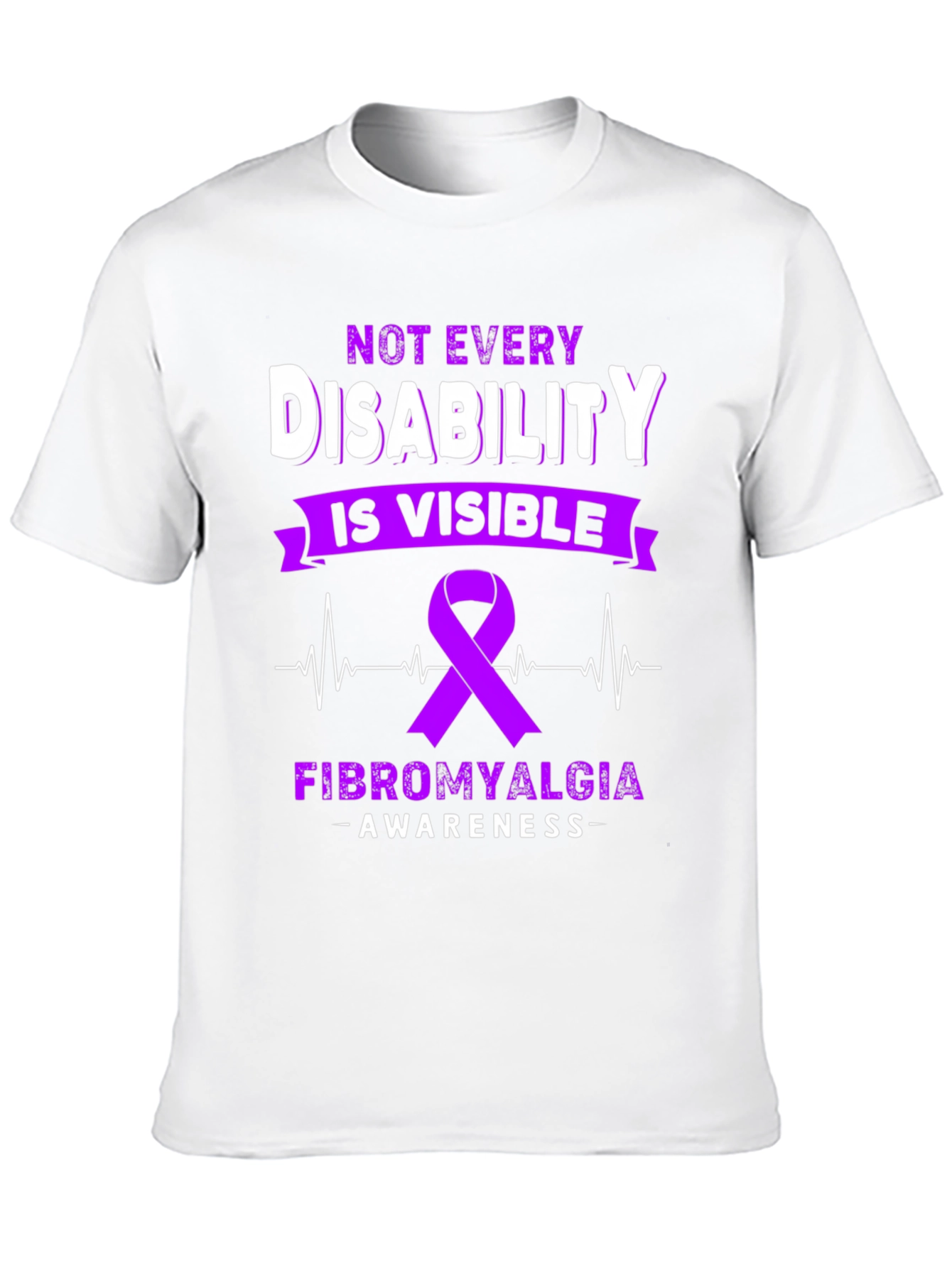 Fibromyalgia Awareness T-Shirt - Disability Awareness