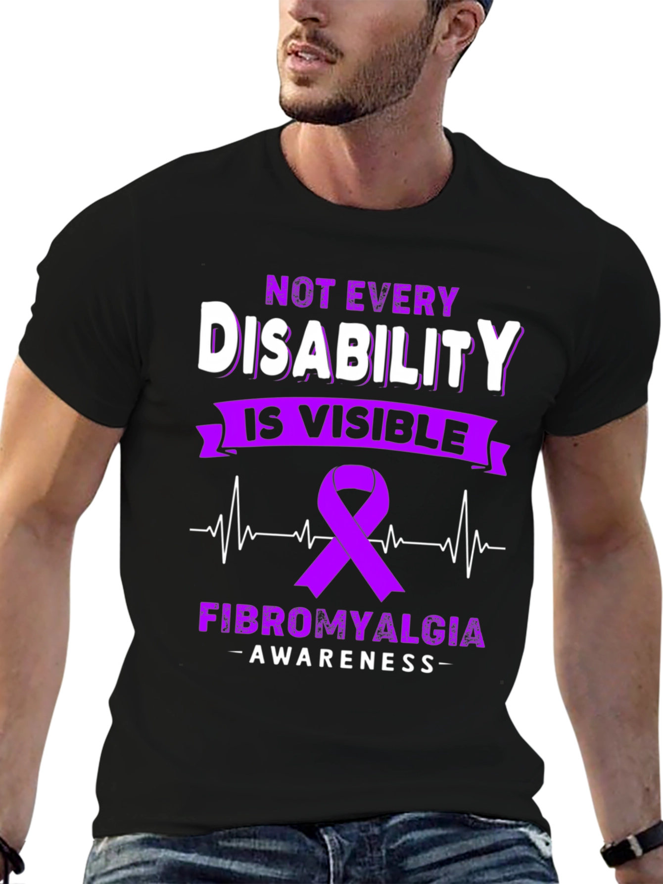 Fibromyalgia Awareness T-Shirt - Disability Awareness