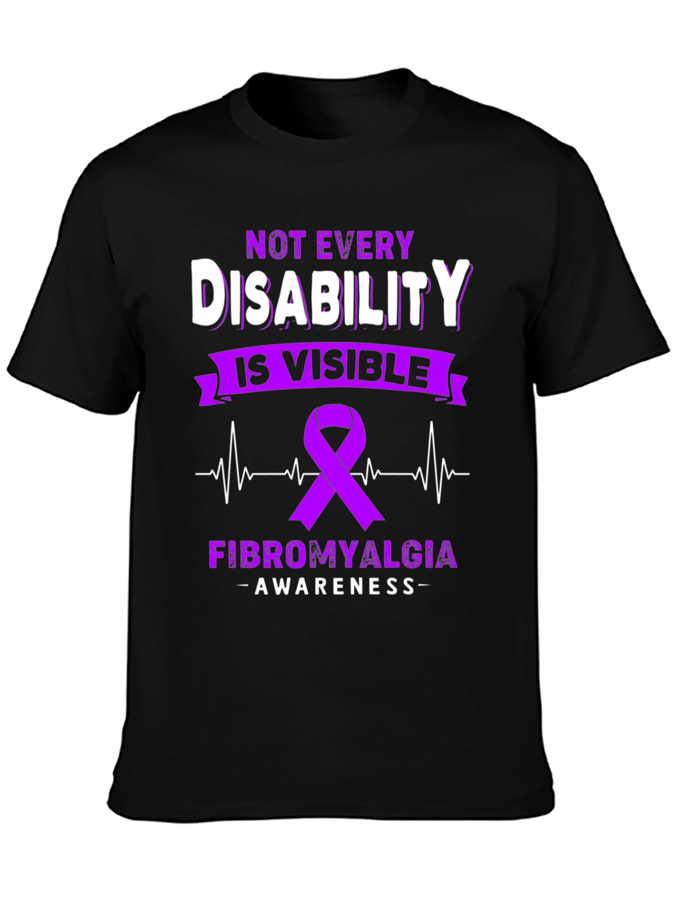 Fibromyalgia Awareness T-Shirt - Disability Awareness