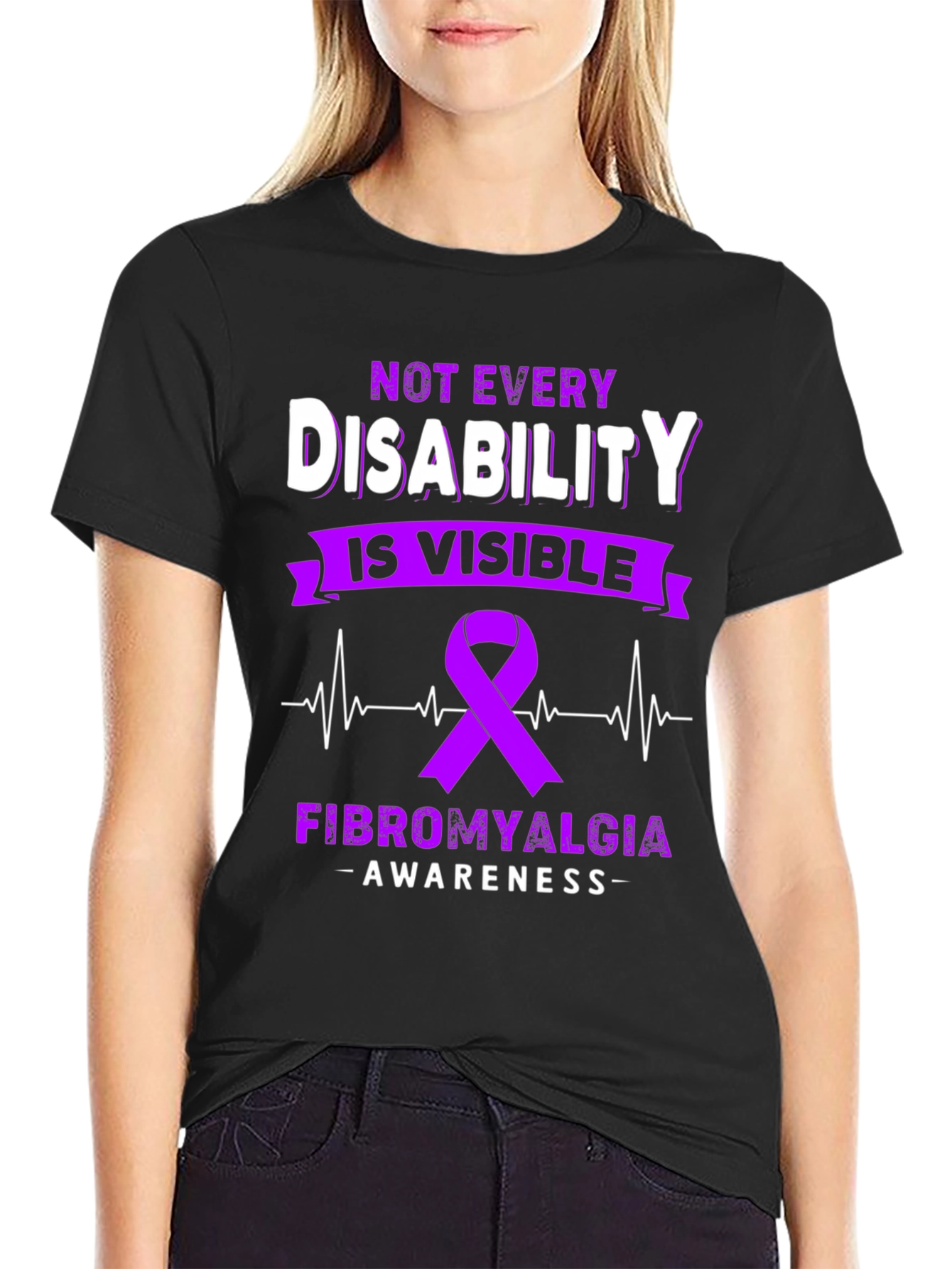 Fibromyalgia Awareness T-Shirt - Disability Awareness