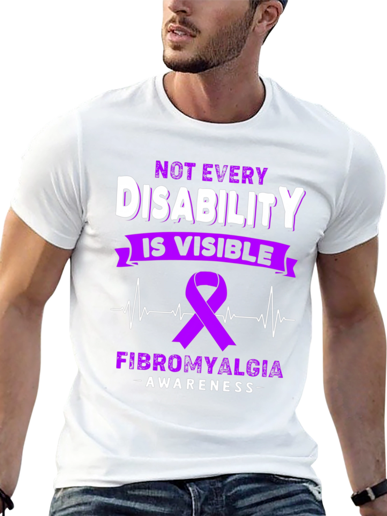 Fibromyalgia Awareness T-Shirt - Disability Awareness