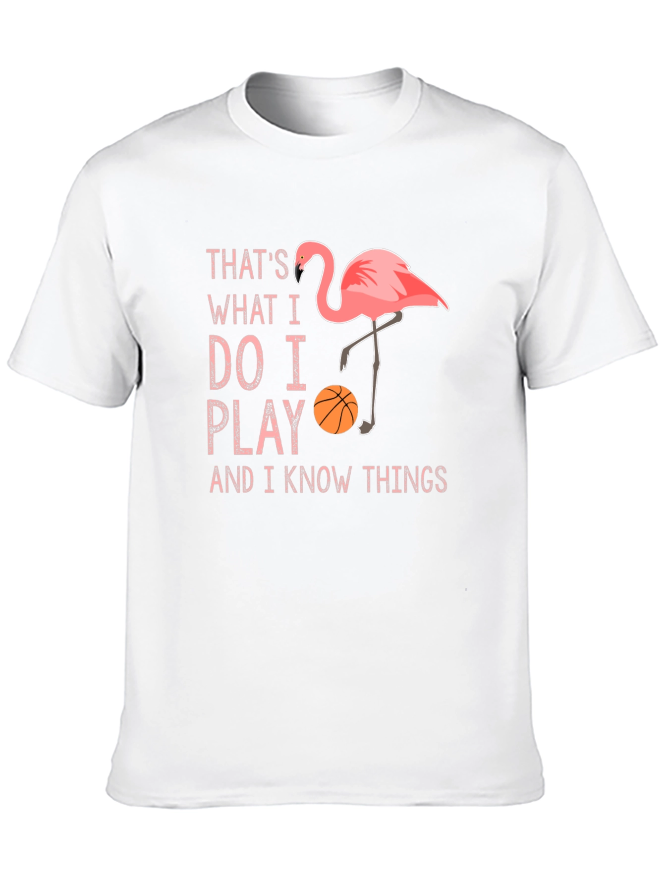 Flamingo Basketball Player T-Shirt