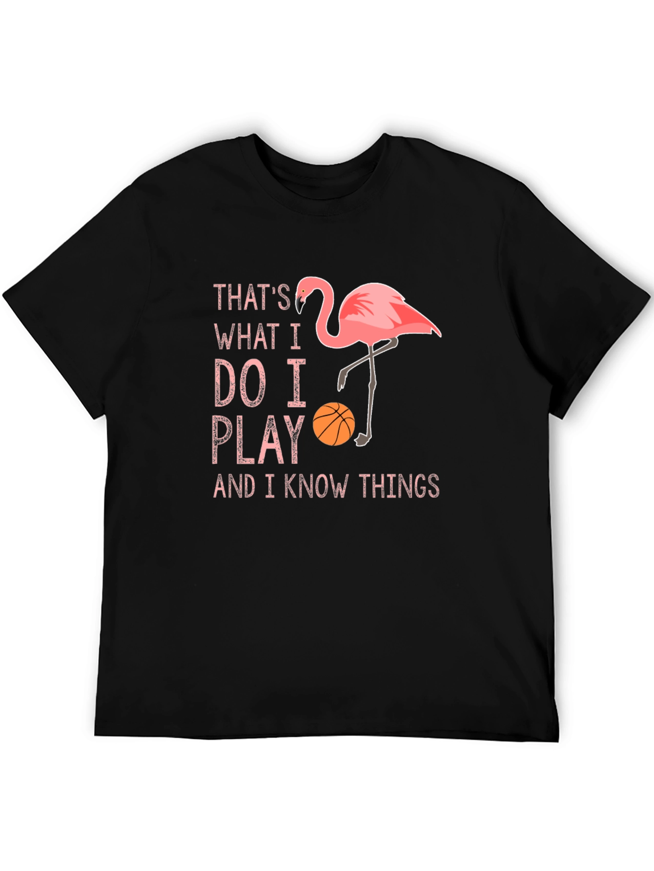 Flamingo Basketball Player T-Shirt