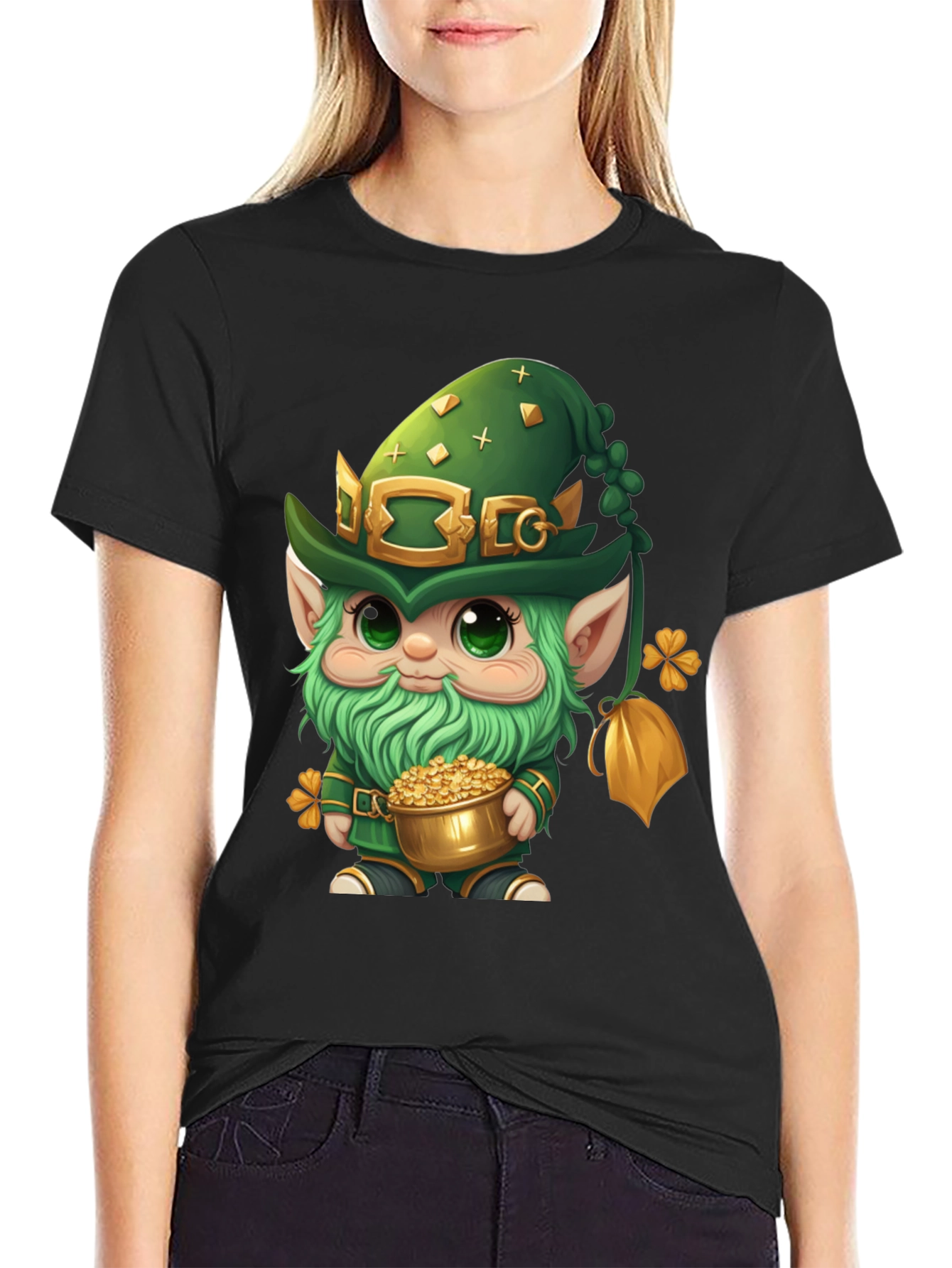 St. Patricks Day Lucky Leprechaun Graphic Tee