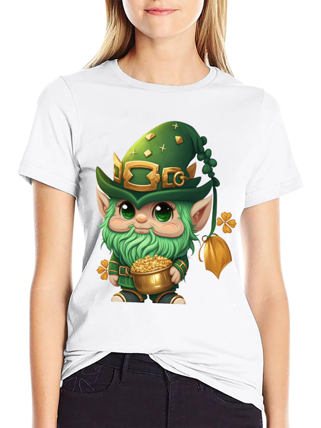 St. Patricks Day Lucky Leprechaun Graphic Tee