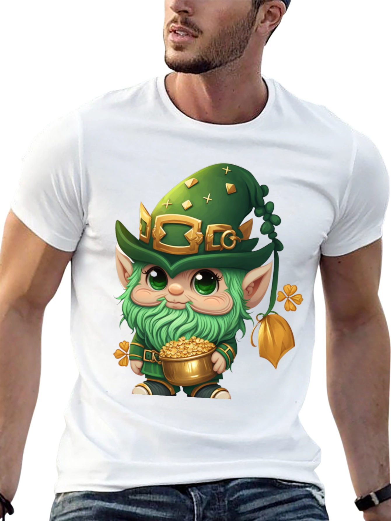 St. Patricks Day Lucky Leprechaun Graphic Tee