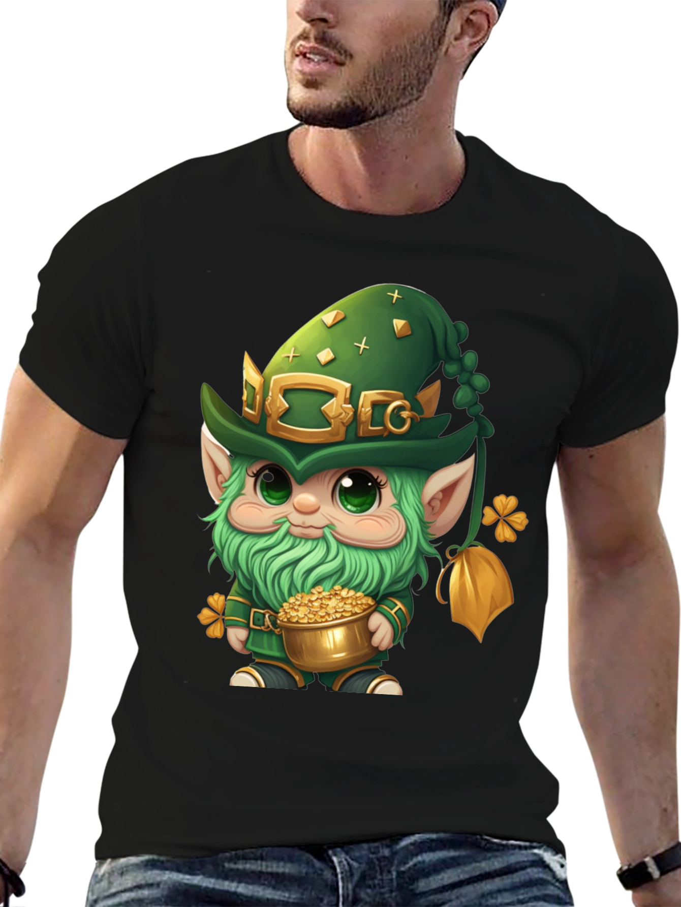 St. Patricks Day Lucky Leprechaun Graphic Tee