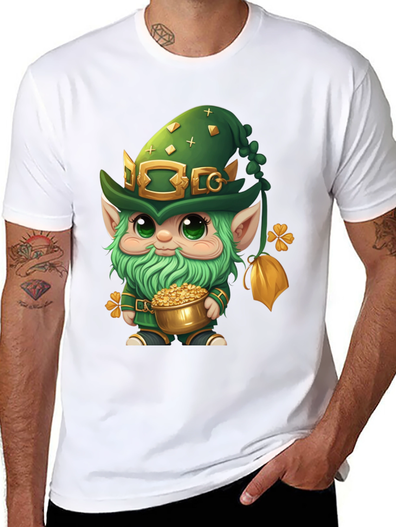 St. Patricks Day Lucky Leprechaun Graphic Tee