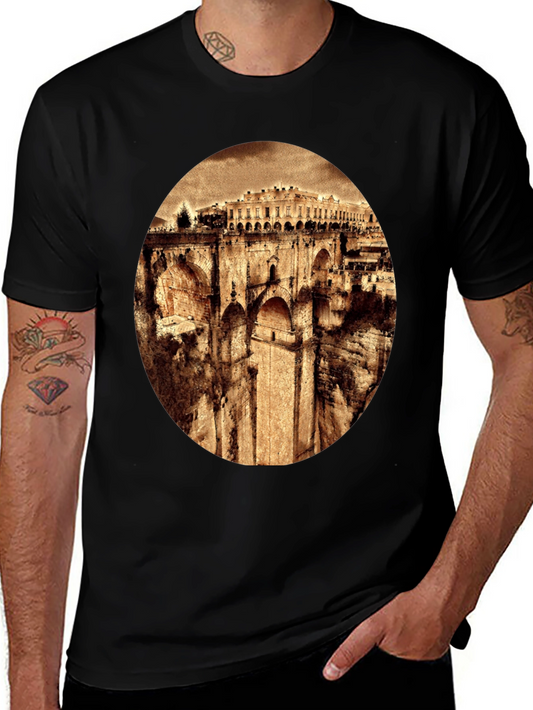 Vintage Bridge Graphic T-Shirt