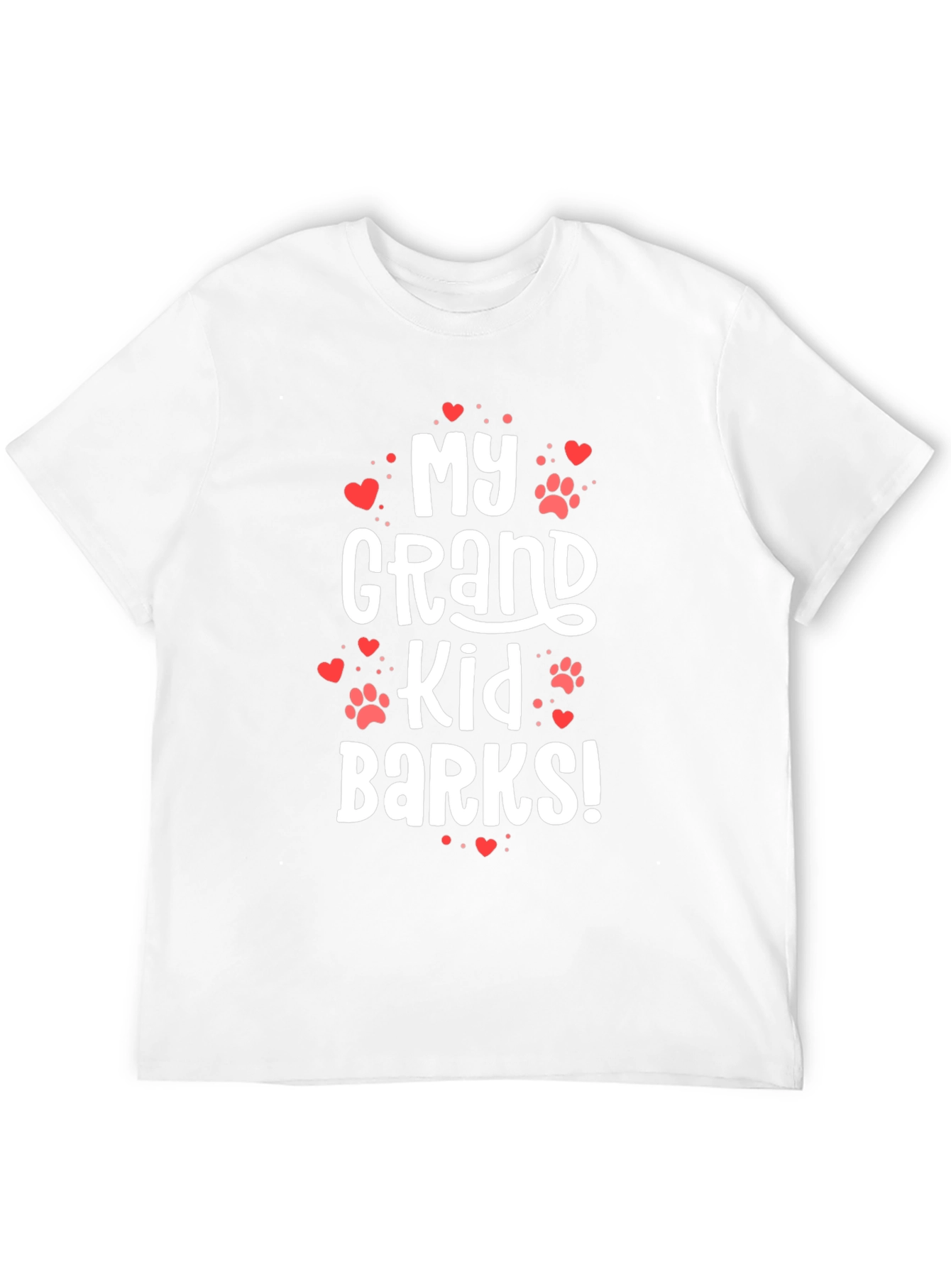 My Grand Kid Barks! Novelty Graphic Tee