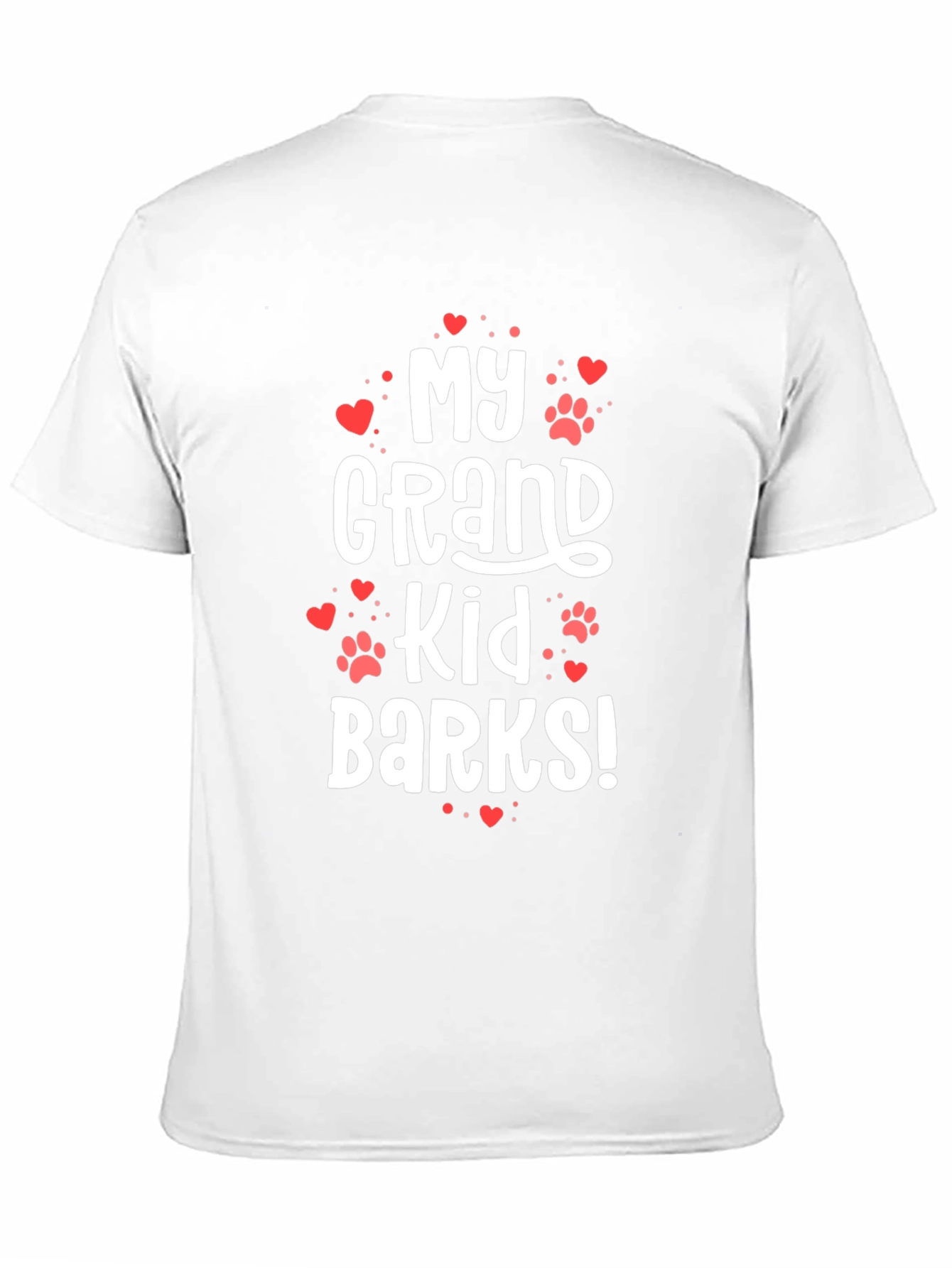 My Grand Kid Barks! Novelty Graphic Tee