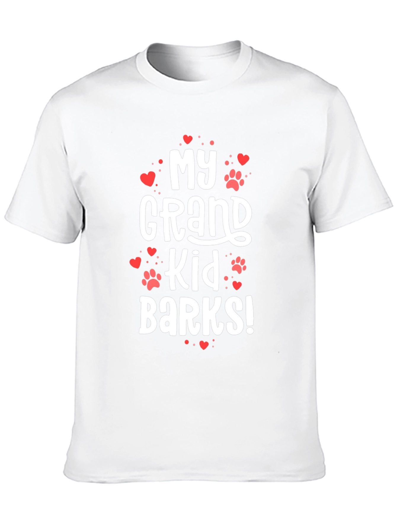 My Grand Kid Barks! Novelty Graphic Tee