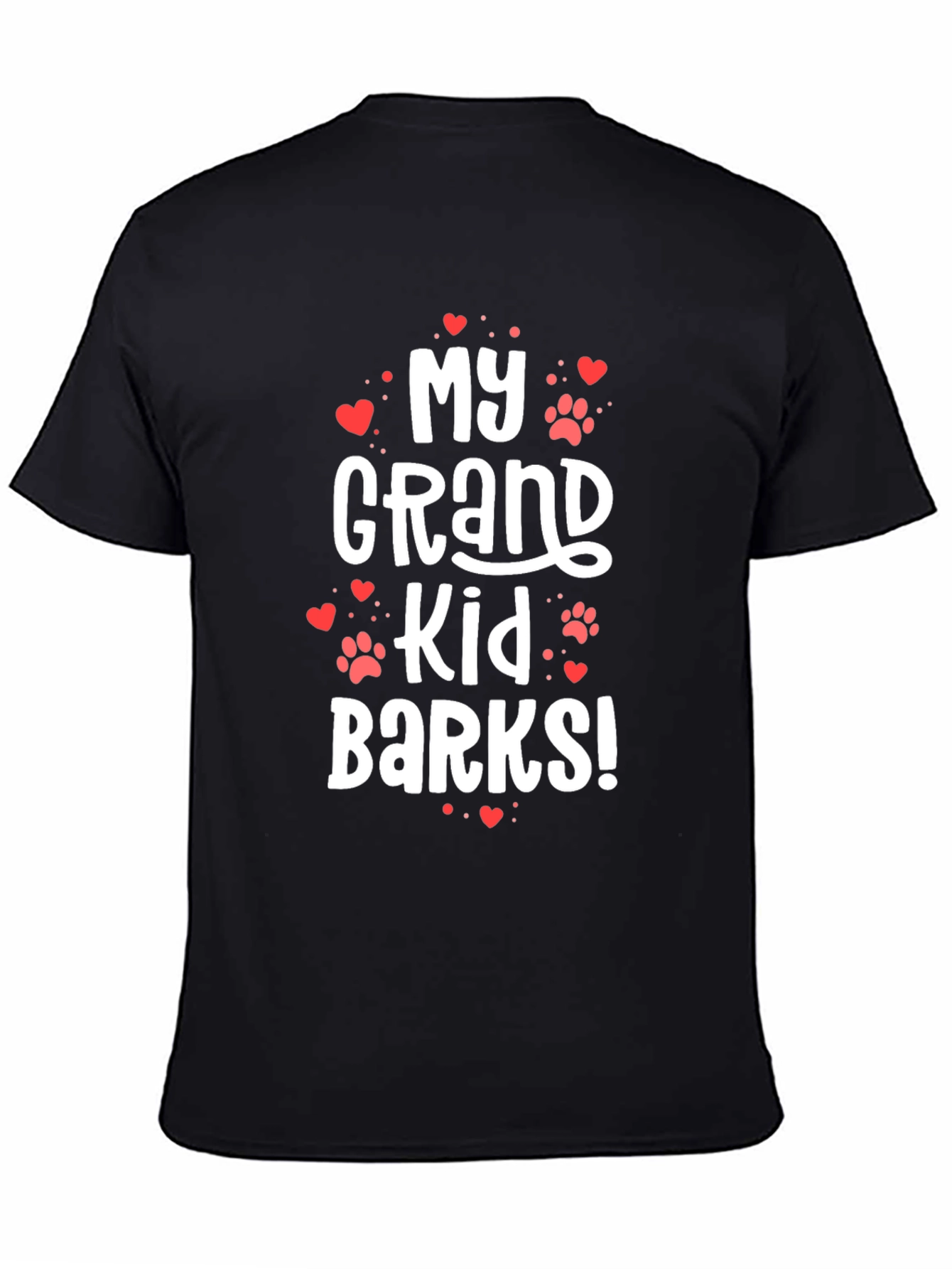 My Grand Kid Barks! Novelty Graphic Tee