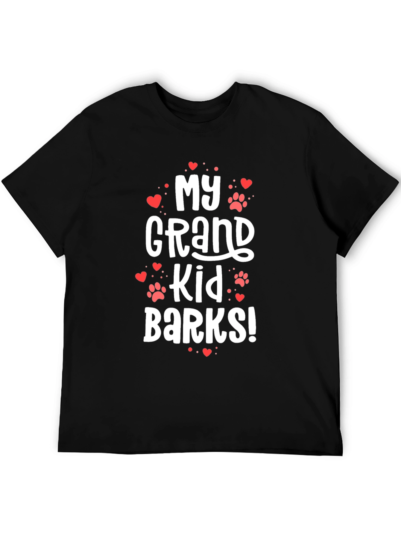 My Grand Kid Barks! Novelty Graphic Tee