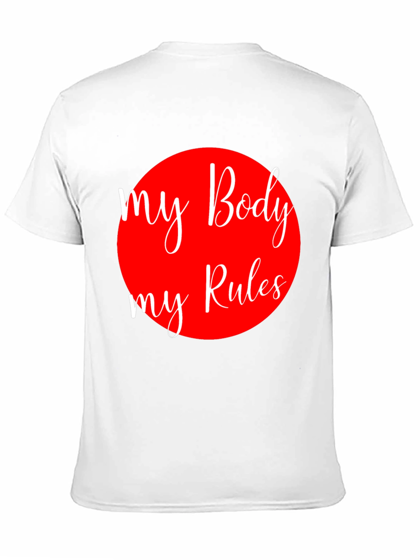 My Body My Rules Graphic Tee - Black