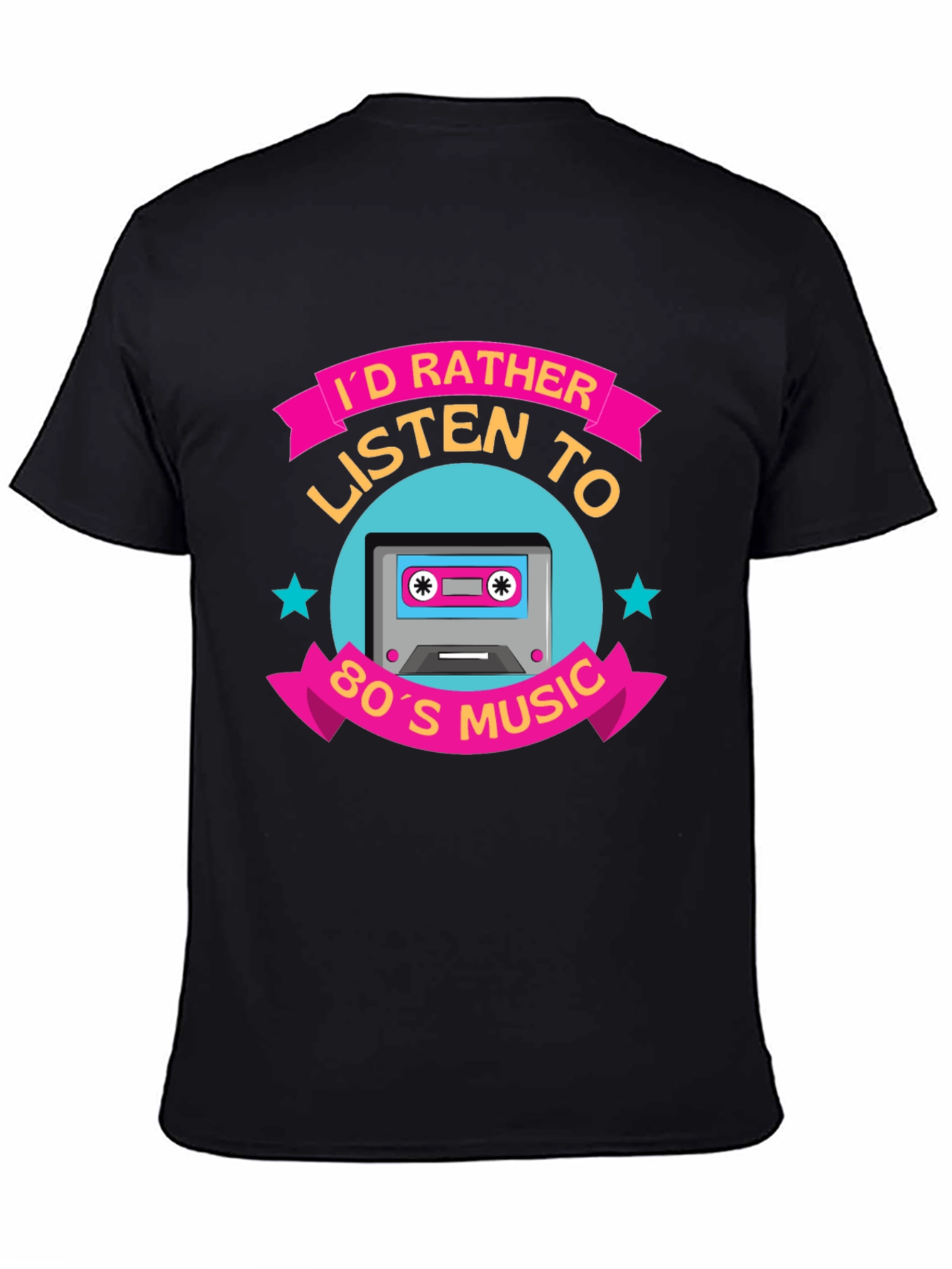 80s Music Cassette Tape Graphic T-Shirt