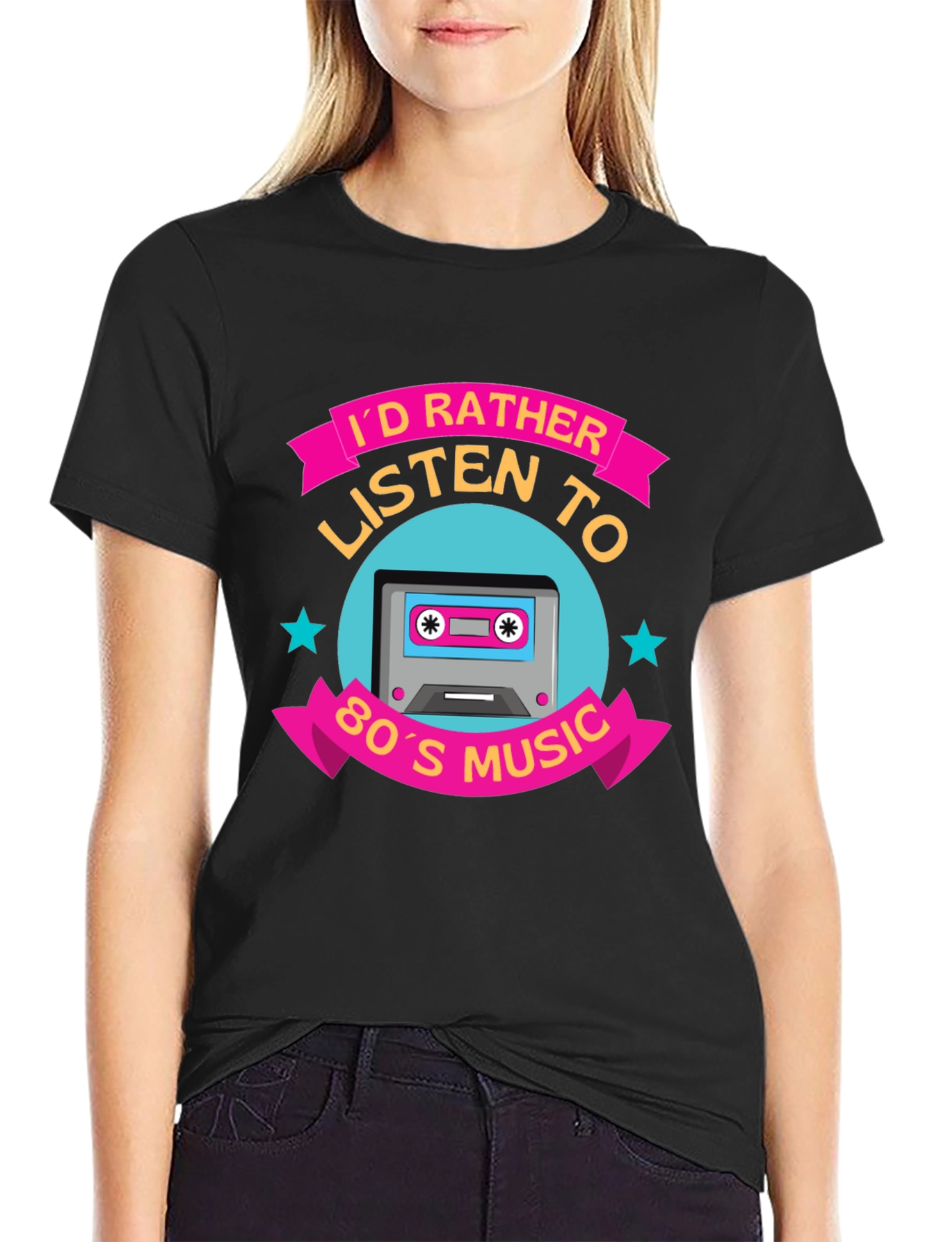 80s Music Cassette Tape Graphic T-Shirt