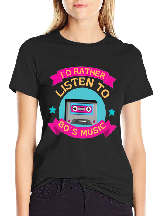 80s Music Cassette Tape Graphic T-Shirt