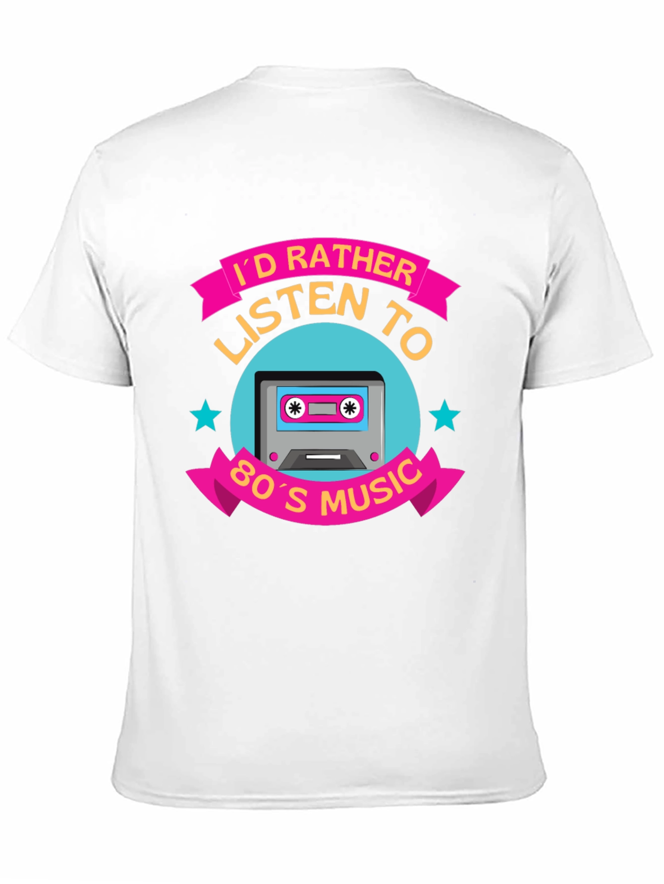 80s Music Cassette Tape Graphic T-Shirt