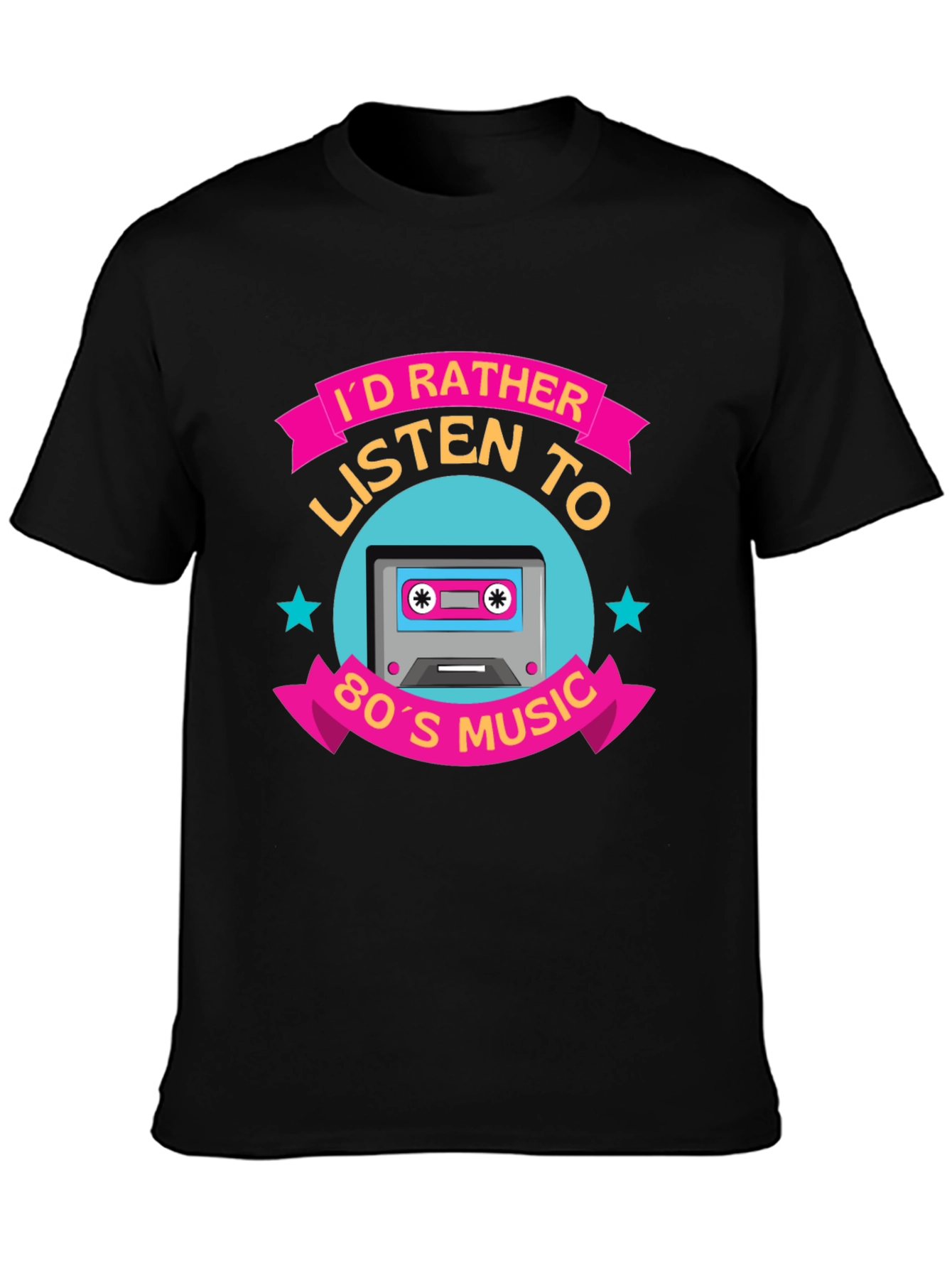 80s Music Cassette Tape Graphic T-Shirt