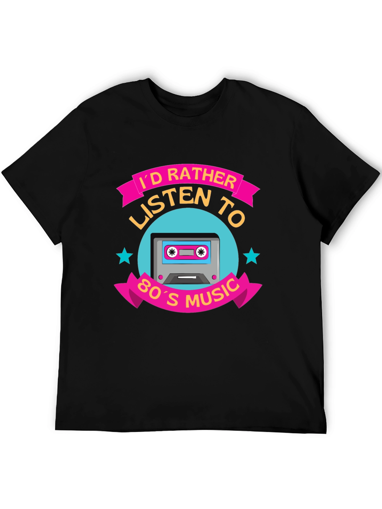 80s Music Cassette Tape Graphic T-Shirt