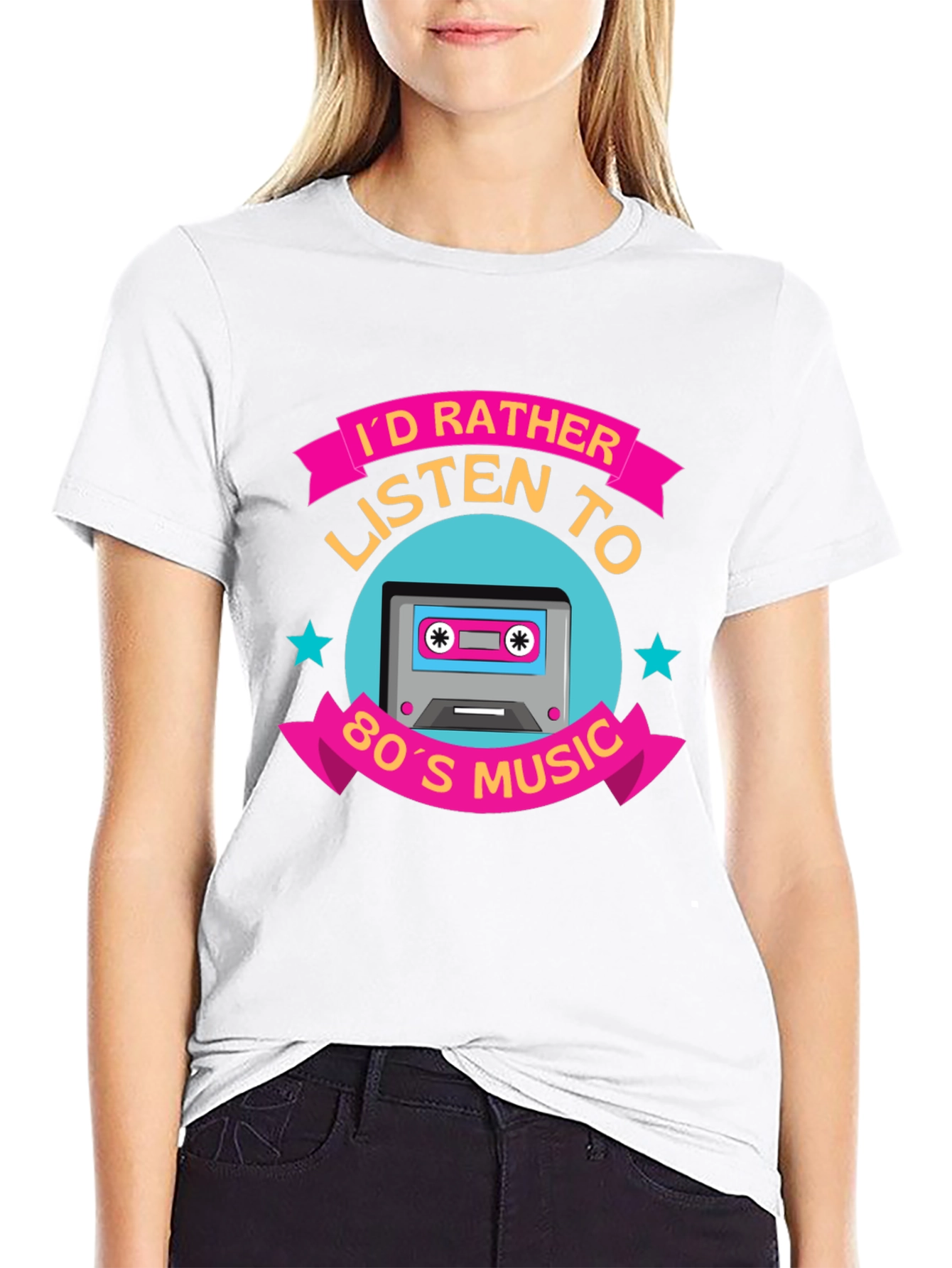 80s Music Cassette Tape Graphic T-Shirt