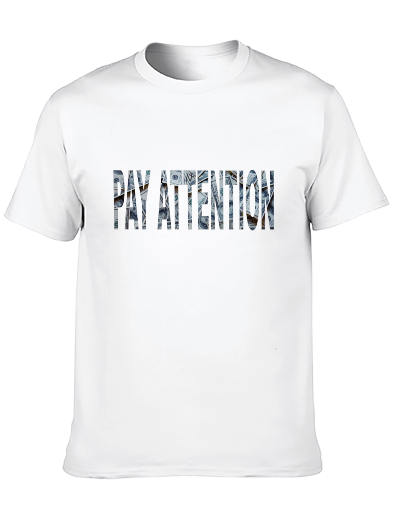 Pay Attention Black Graphic Tee