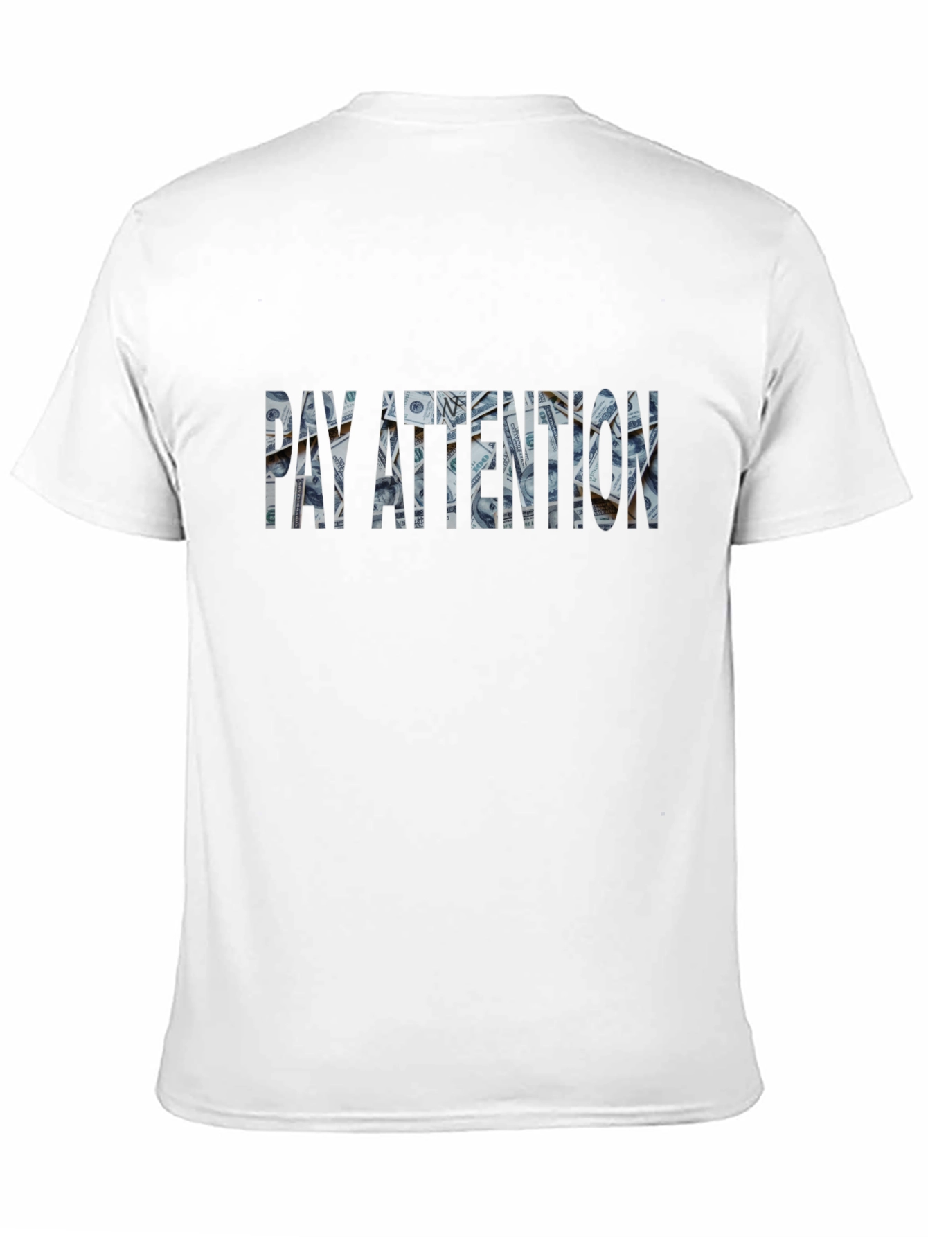 Pay Attention Black Graphic Tee