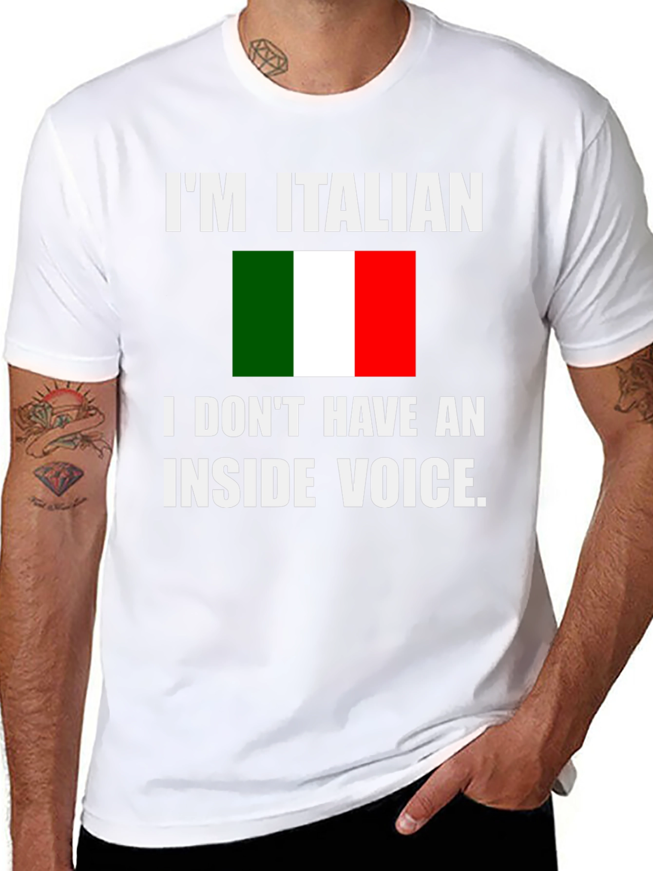 Im Italian T-Shirt - Funny Bold Graphic Tee