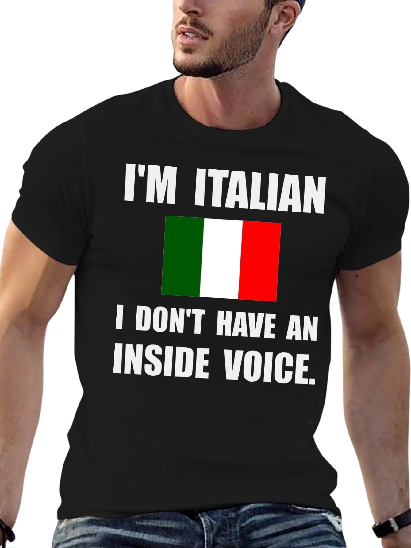 Im Italian T-Shirt - Funny Bold Graphic Tee
