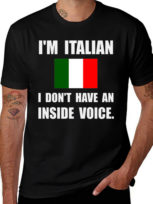 Im Italian T-Shirt - Funny Bold Graphic Tee