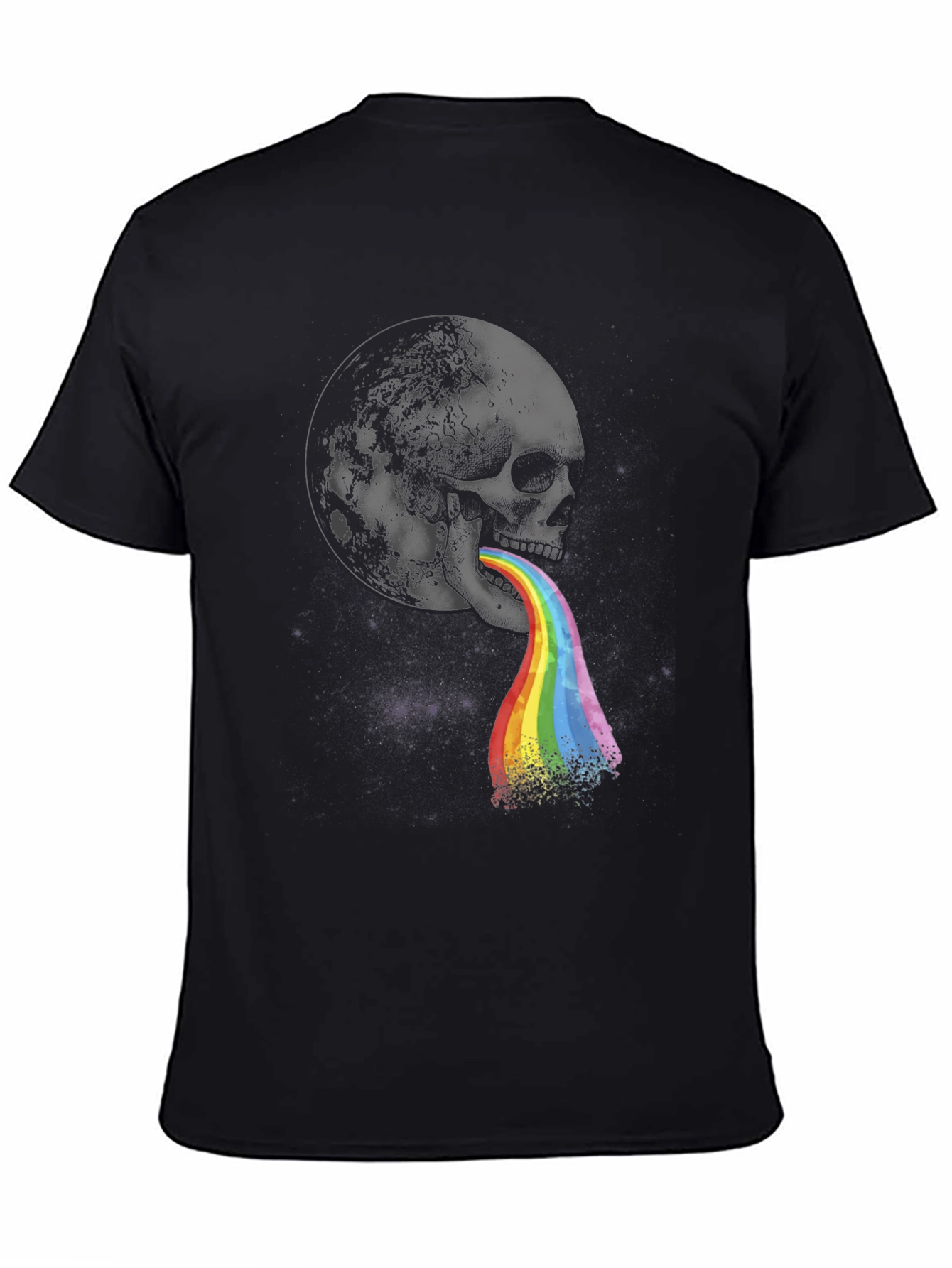 Skull Rainbow Vomit T-Shirt