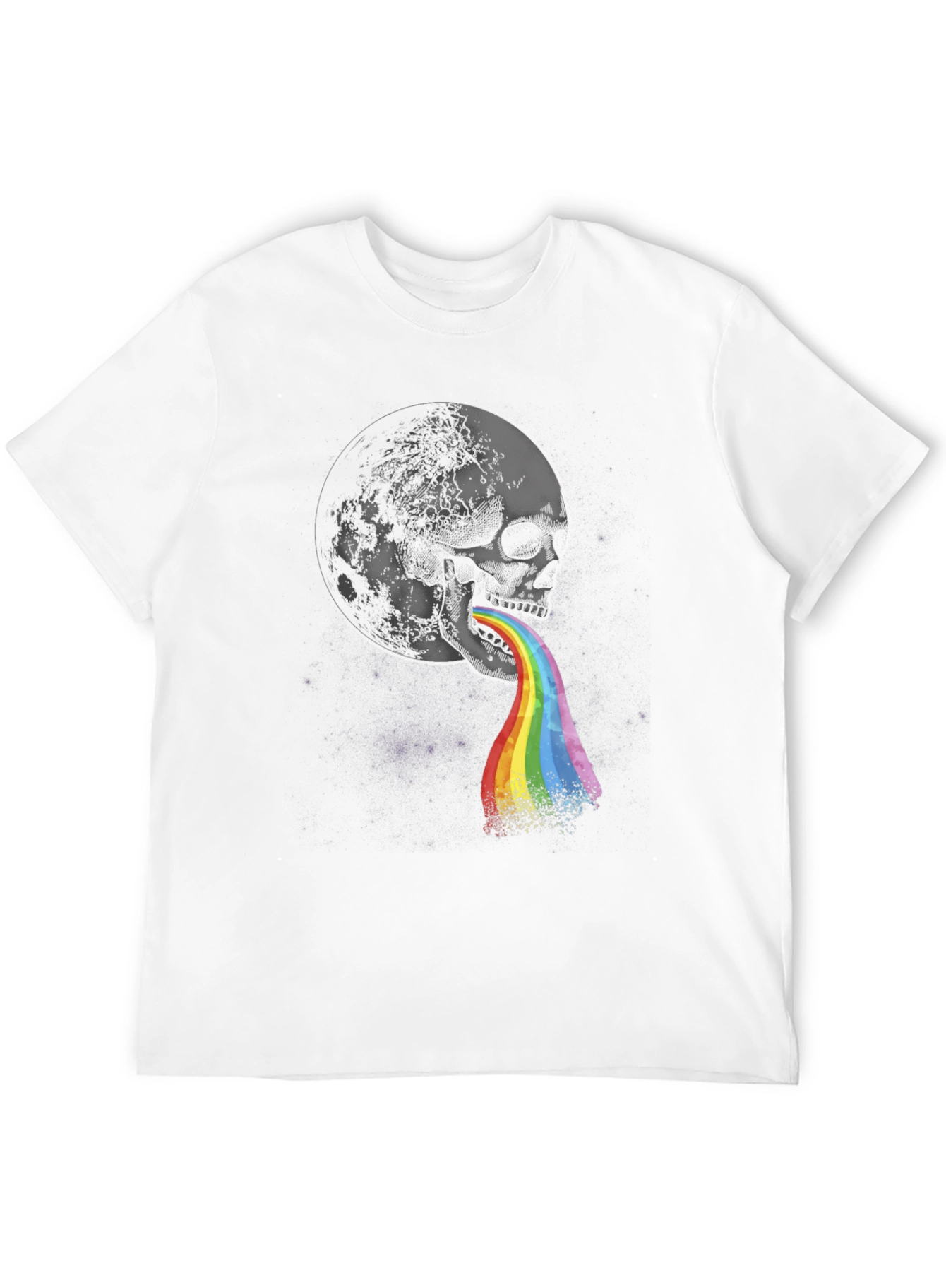 Skull Rainbow Vomit T-Shirt