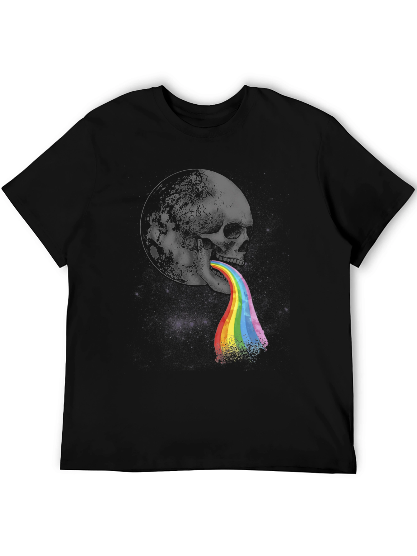 Skull Rainbow Vomit T-Shirt