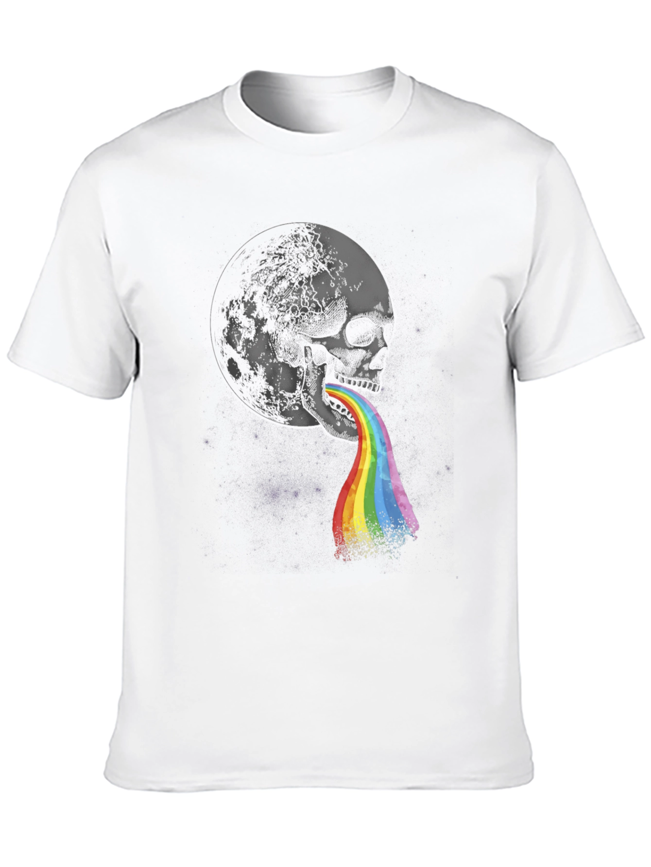 Skull Rainbow Vomit T-Shirt