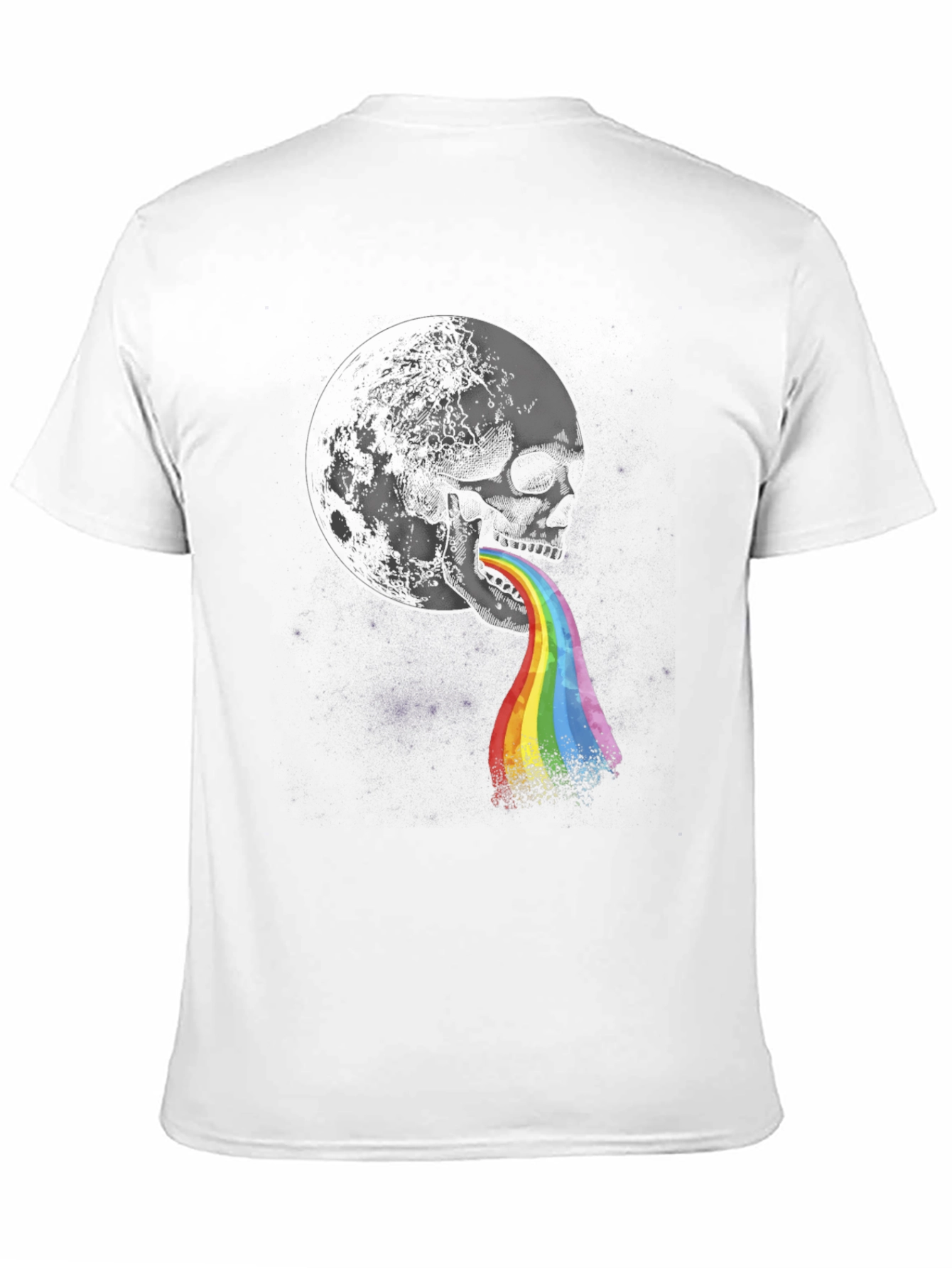 Skull Rainbow Vomit T-Shirt