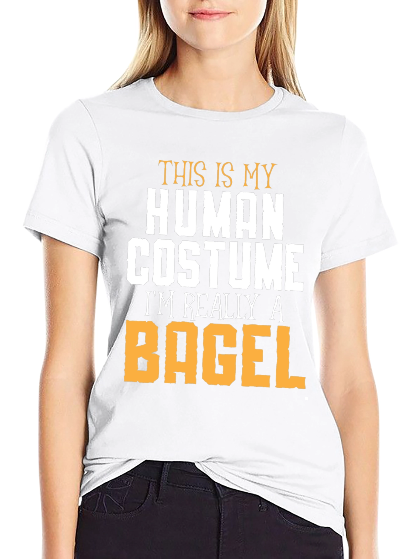 Human Costume Bagel T-Shirt