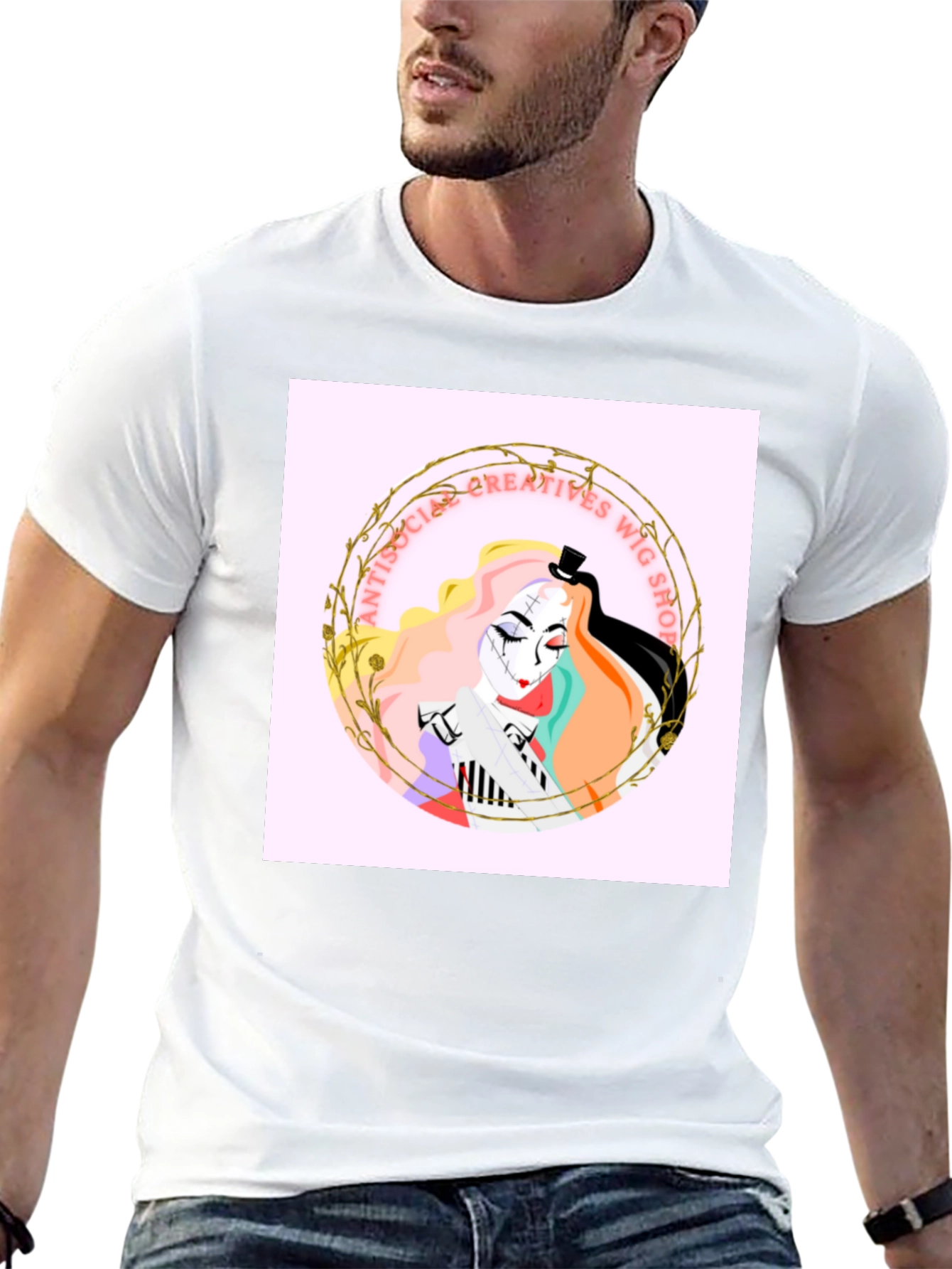 Antisocial Creatives Wig Shop Graphic Tee