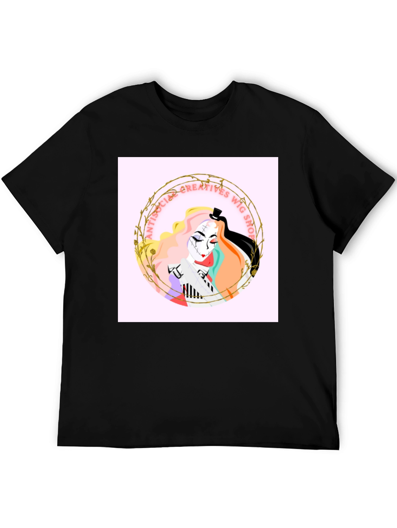 Antisocial Creatives Wig Shop Graphic Tee
