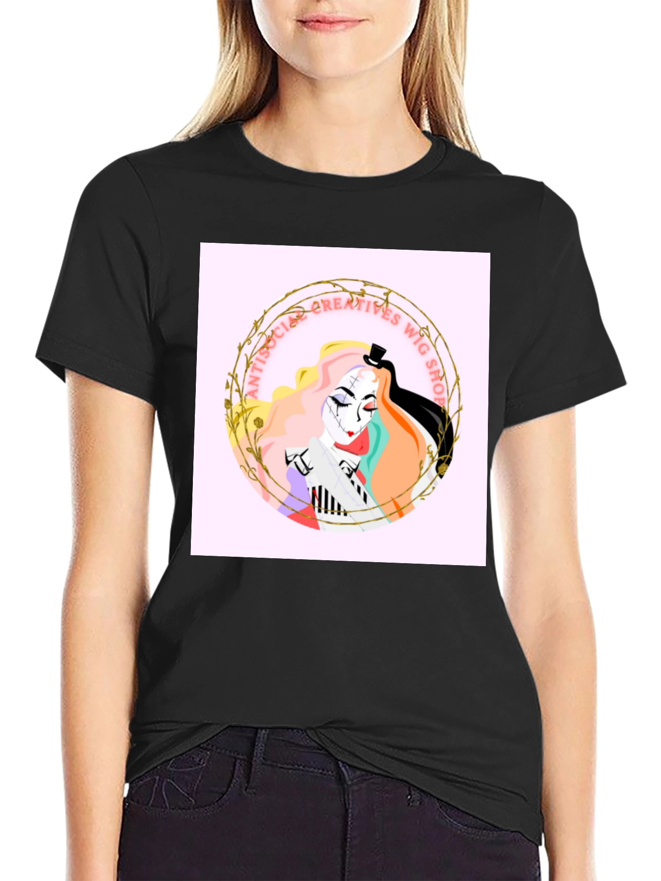 Antisocial Creatives Wig Shop Graphic Tee