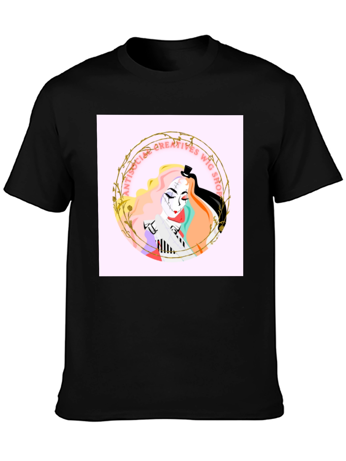 Antisocial Creatives Wig Shop Graphic Tee