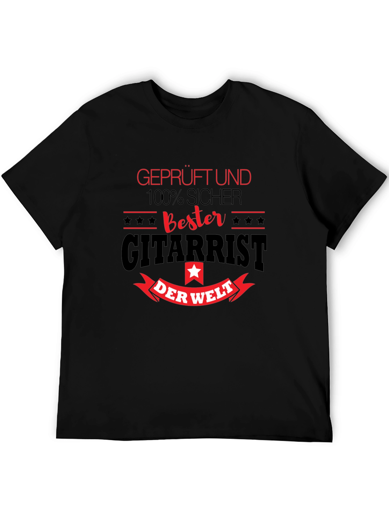 Best Guitarist T-Shirt - Black Graphic Tee