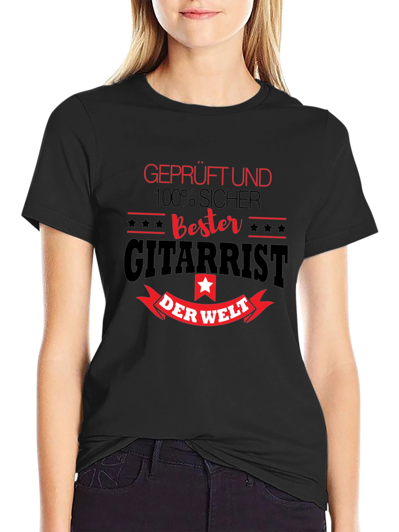 Best Guitarist T-Shirt - Black Graphic Tee