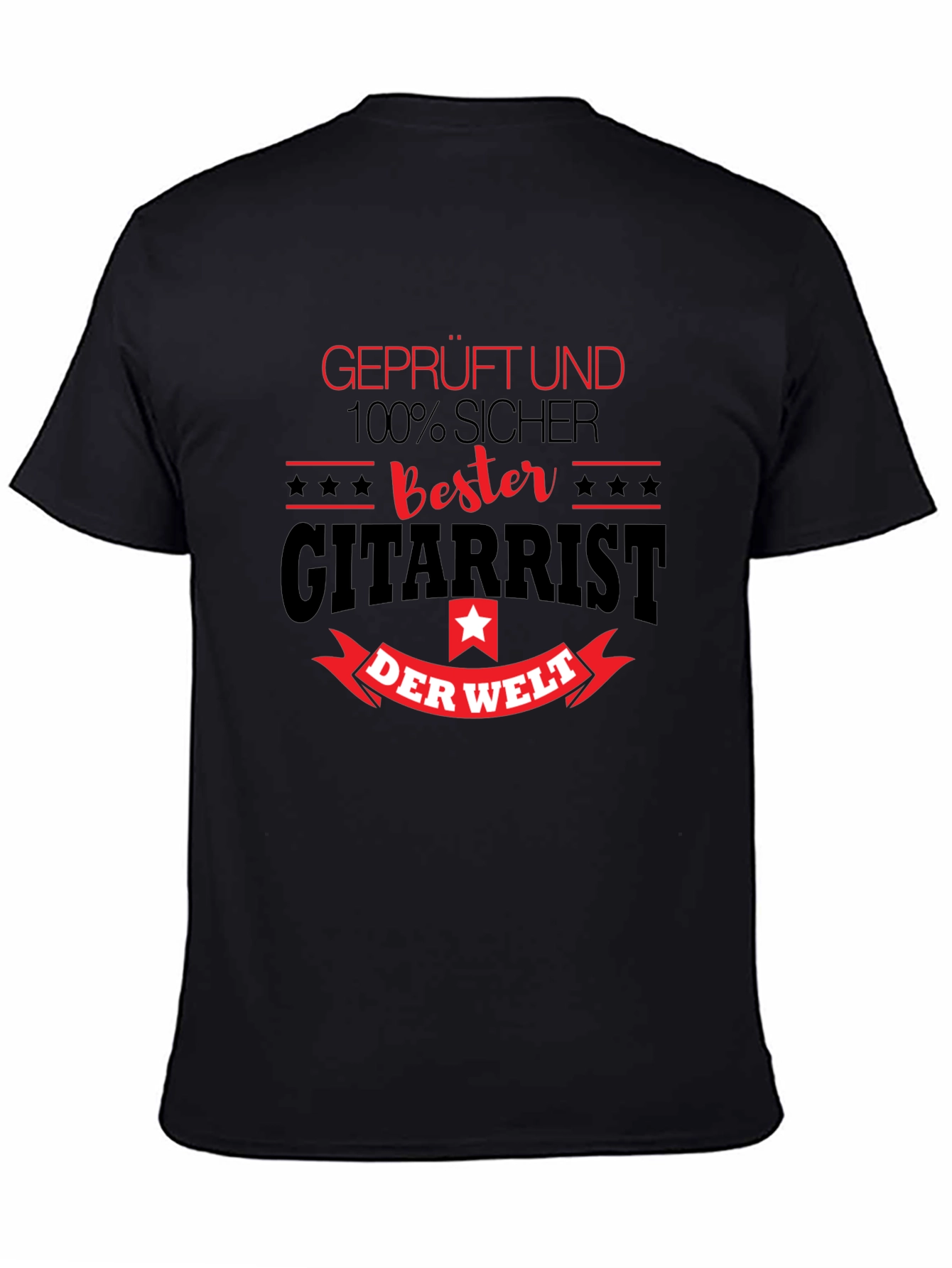 Best Guitarist T-Shirt - Black Graphic Tee
